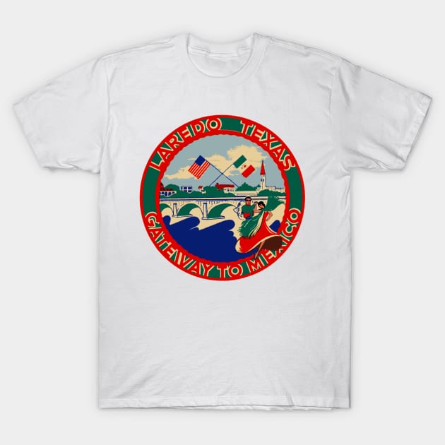 Vintage Laredo, Texas T-Shirt by ZSONN